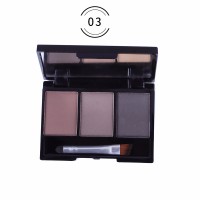 3 Color  Cosmetics Makeup Waterproof Powder Eyebrow with Brush 3605