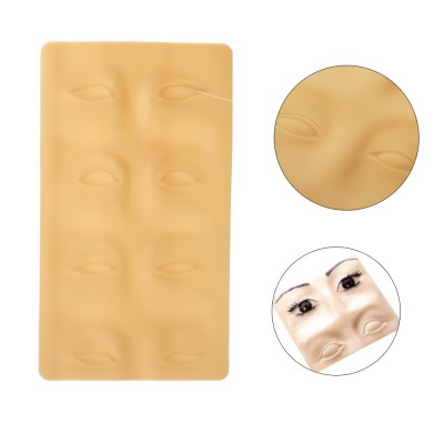 3D Natural Rubber Eyebrow Practice Skin for Training School